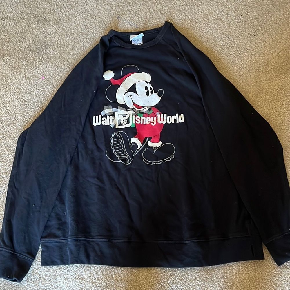 Walt Disney World Christmas Mickey Mouse long sleeve shirt, size XXL
